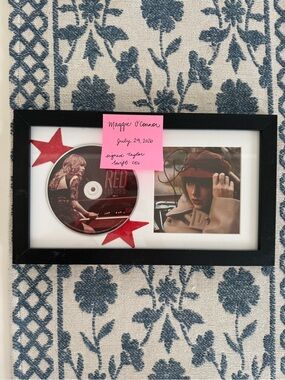 Taylor Swift Red Taylor’s Version Signed CD